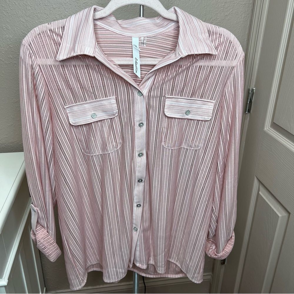 NY Collection Button Down - Picture 3 of 15